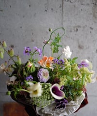 発送】季節のバスケットアレンジXXXL※4営業日前までにご注文下さい