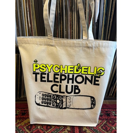 "PSYCHEDELIC TELEPHONE CLUB"  TOTE BAG