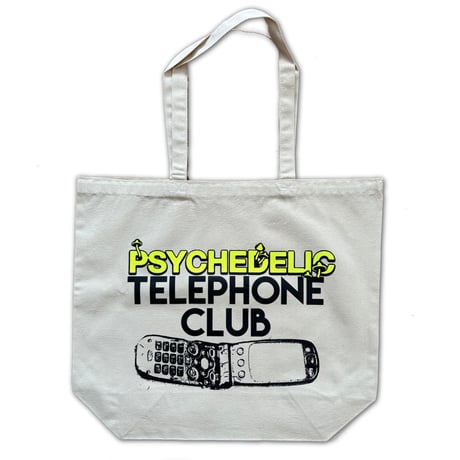"PSYCHEDELIC TELEPHONE CLUB"  TOTE BAG