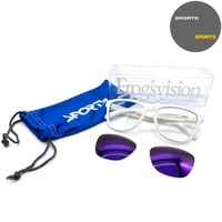 【SELECT】150 sports  Frog'svision POLARIZED SUN GLASS MATT WHITE フロッグ ビジョン 偏光 サングラス