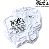 【SELECT】WALT’S BAR ワルツ バー ORIGINAL LOGO L/S T-SHIRTS オリジナル ロゴ 長袖 Tシャツ ロンＴ ホワイト