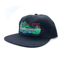 ANGLERS PROJECT アングラーズ プロジェクト LOCAL SPOT #1 SNAPBACK CAP BLACK 5パネル スナップバック キャップ ブラック
