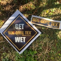 ANGLERS PROJECT アングラーズ プロジェクト NGTX GET WET WATERPROOF DECAL 2PCS