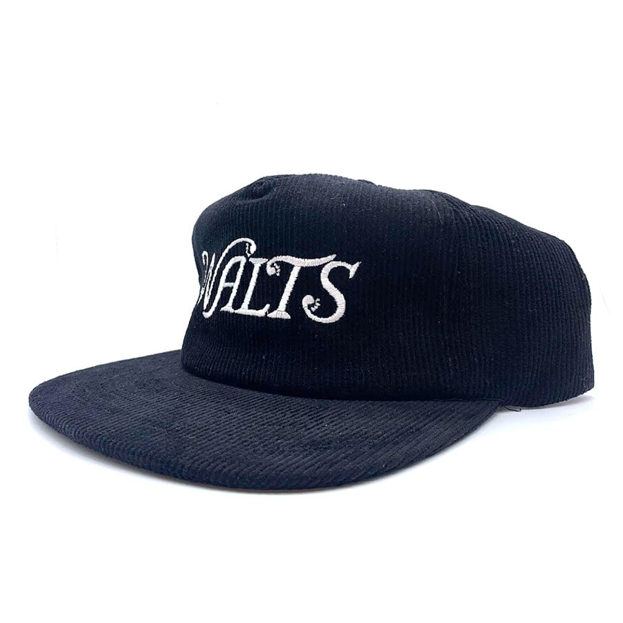 帽子 WALT'S BAR WALTS LOGO DADS CAP BLACK WALT'S BAR WALTS LOGO WASHED DADS CAP