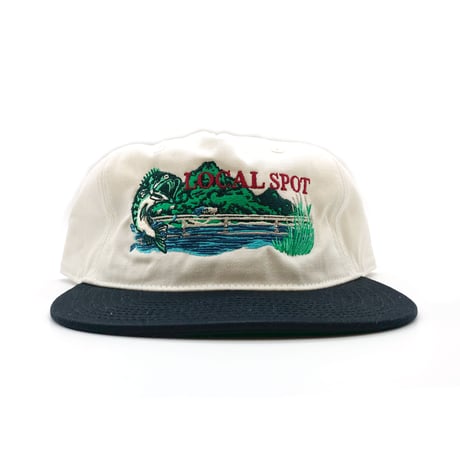 ANGLERS PROJECT アングラーズ プロジェクト LOCAL SPOT #1 SNAPBACK CAP NATURAL/BLACK 5パネル スナップバック キャップ ナチュラル/ブラック