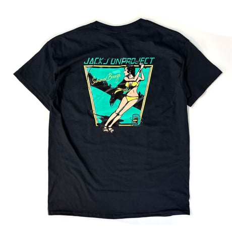 JACKSON PROJECT 5 summer breeze 2025 S/S T-SHIRTS ジャクソン マティス コラボレート アングラーズプロジェクト Tシャツ ブラック