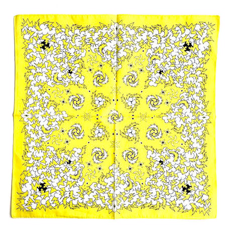 【SELECT】KIZM キズム HAPPY BANDANA ハッピー バンダナ 幸せの黄色いハンカチ  限定 メンズ レディース  2カラー