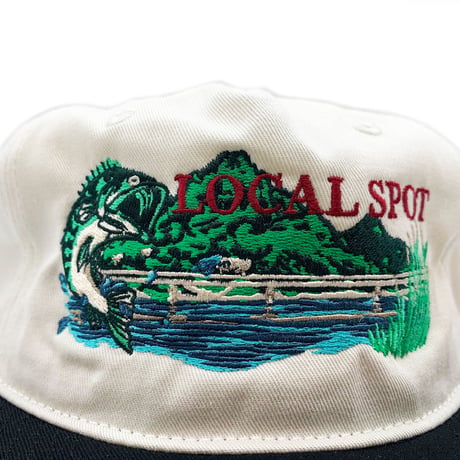ANGLERS PROJECT アングラーズ プロジェクト LOCAL SPOT #1 SNAPBACK CAP NATURAL/BLACK 5パネル スナップバック キャップ ナチュラル/ブラック