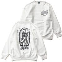 ANGLERS PROJECT アングラーズ プロジェクト GUADALUPE REISSUE COLLECTION CREW NECK SWEAT WHITE クルーネック スウェット ホワイト