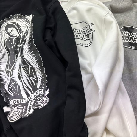 ANGLERS PROJECT アングラーズ プロジェクト GUADALUPE REISSUE COLLECTION CREW NECK SWEAT WHITE クルーネック スウェット ホワイト
