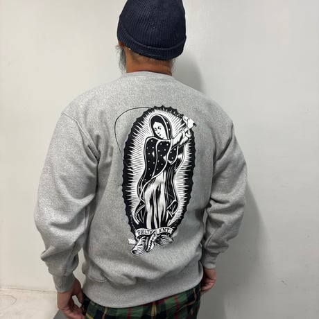 ANGLERS PROJECT アングラーズ プロジェクト GUADALUPE REISSUE COLLECTION CREW NECK SWEAT GREY クルーネック スウェット ヘザーグレー