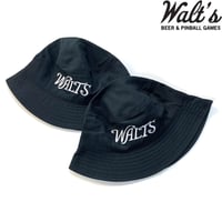 【SELECT】WALT’S BAR ワルツ バー ORIGINAL LOGO BUCKET HAT オリジナル ロゴ バケット ハット ブラック