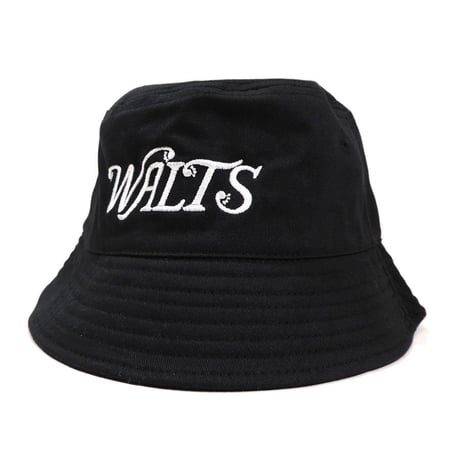 【SELECT】WALT’S BAR ワルツ バー ORIGINAL LOGO BUCKET HAT オリジナル ロゴ バケット ハット ブラック