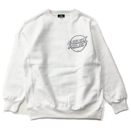 ANGLERS PROJECT アングラーズ プロジェクト GUADALUPE REISSUE COLLECTION CREW NECK SWEAT WHITE クルーネック スウェット ホワイト
