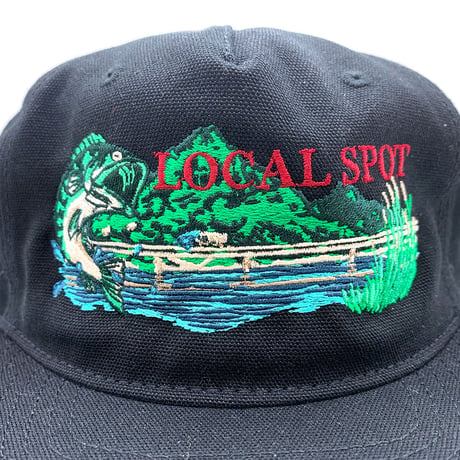 ANGLERS PROJECT アングラーズ プロジェクト LOCAL SPOT #1 SNAPBACK CAP BLACK 5パネル スナップバック キャップ ブラック