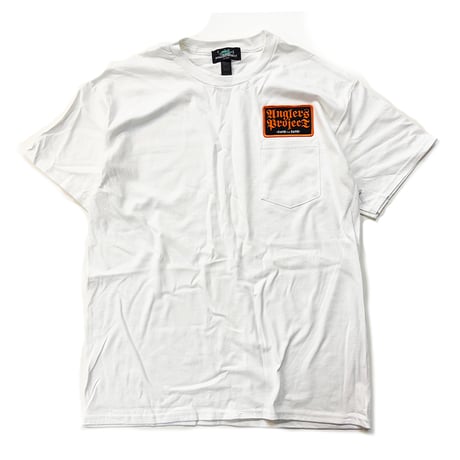 ANGLERS PROJECT アングラーズ プロジェクト BANK to BANK S/S POCKET T-SHIRTS WHITE ポケT 半袖 Tシャツ ホワイト