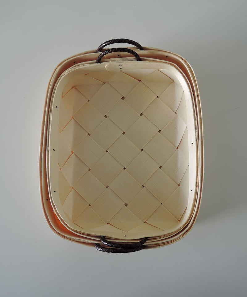 レザーハンドルブレッドバスケット Lサイズ | Triangle ONLINE STORE レザーハンドルブレッドバスケット Lサイズ | Triangle ONLINE STORE