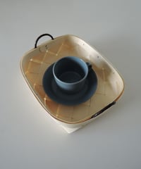 レザーハンドルブレッドバスケット　Mサイズ
