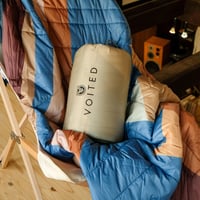 FLEECE OUTDOOR PILLOW BLANKET 　/　VOITED