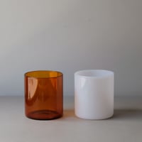 GLASS  【S】  (AMBER/WHITE)　/　VISION GLASS NO PROBLEM