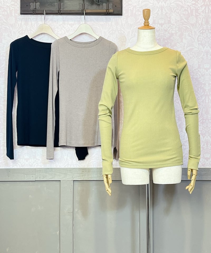 カットソークルーネック：I21256446-3：ATELIER SIX アトリエシックス