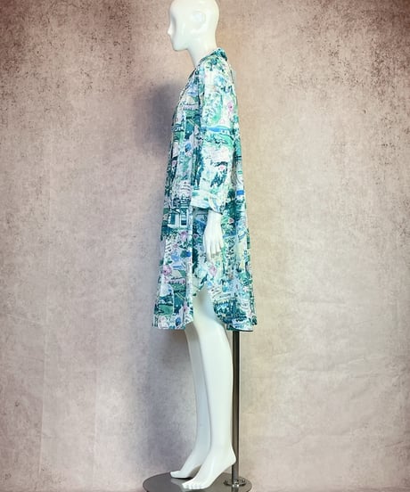 シルキーローンはおり（A89120C）／TUNIC