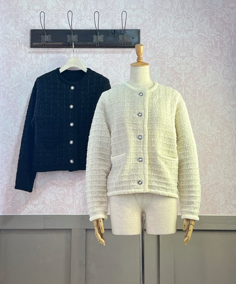 ニットジャケット（I11267334-3）／ ATELIER SIX アトリエシックス | C