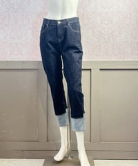 デニムパンツ裾切り替え（1FWJ005）／INDIMARK