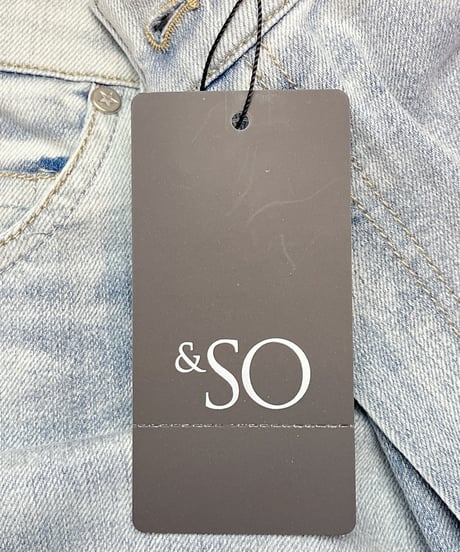 デニムパンツワイド(F217-79504）  /　&SO