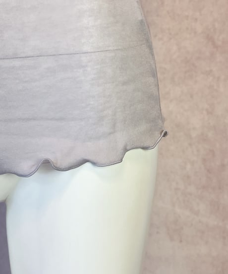 ハイネックノースリーブインナー【ガーゼシフォン】（A7412）／TUNIC