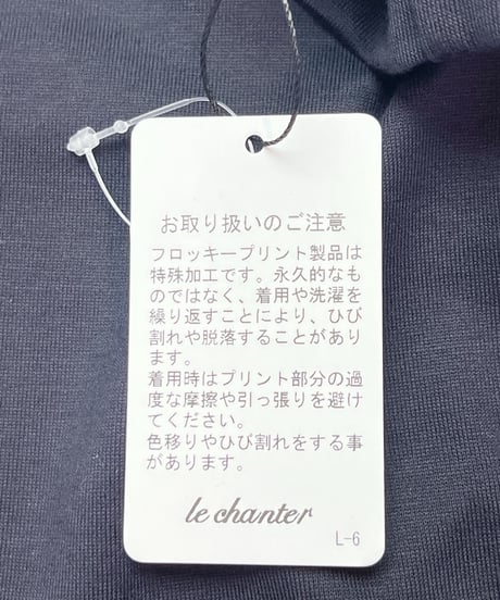 Tシャツロゴ （1F600104）／le chanter