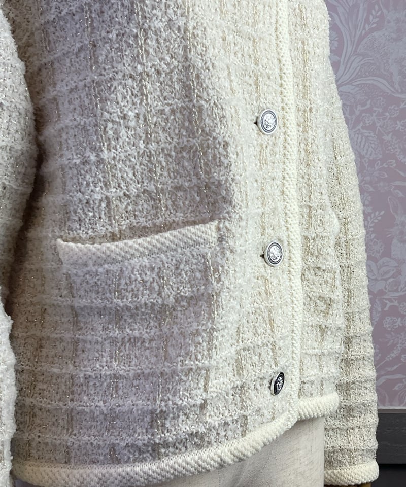 ニットジャケット（I11267334-3）／ ATELIER SIX アトリエシックス | C