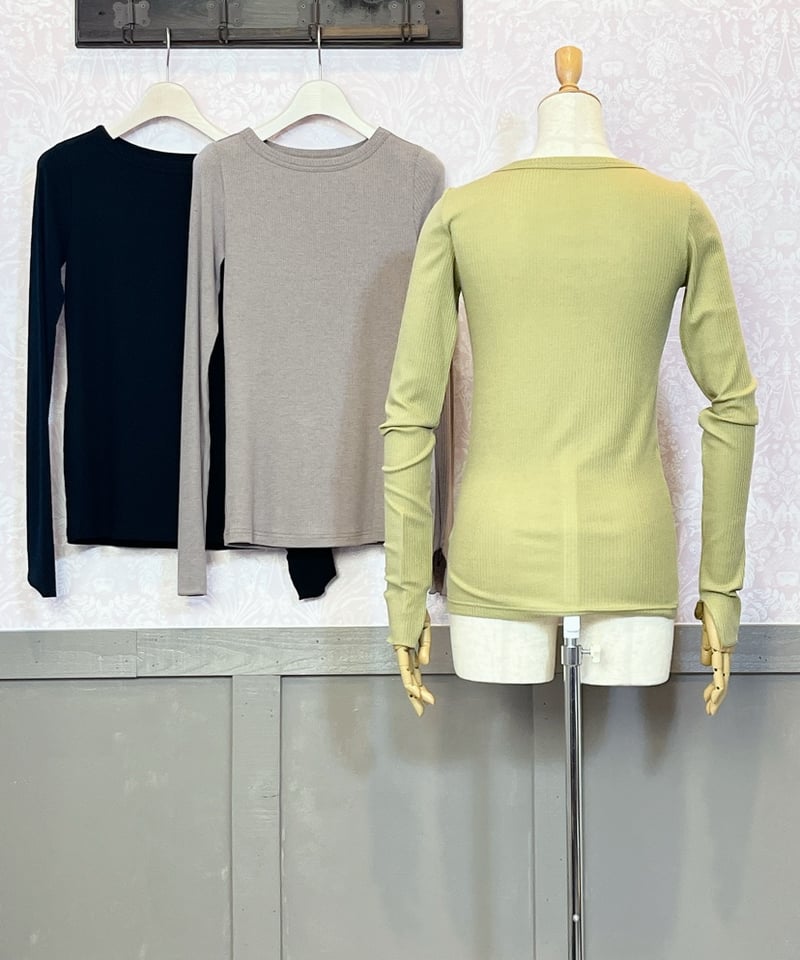 カットソークルーネック：I21256446-3：ATELIER SIX アトリエシックス