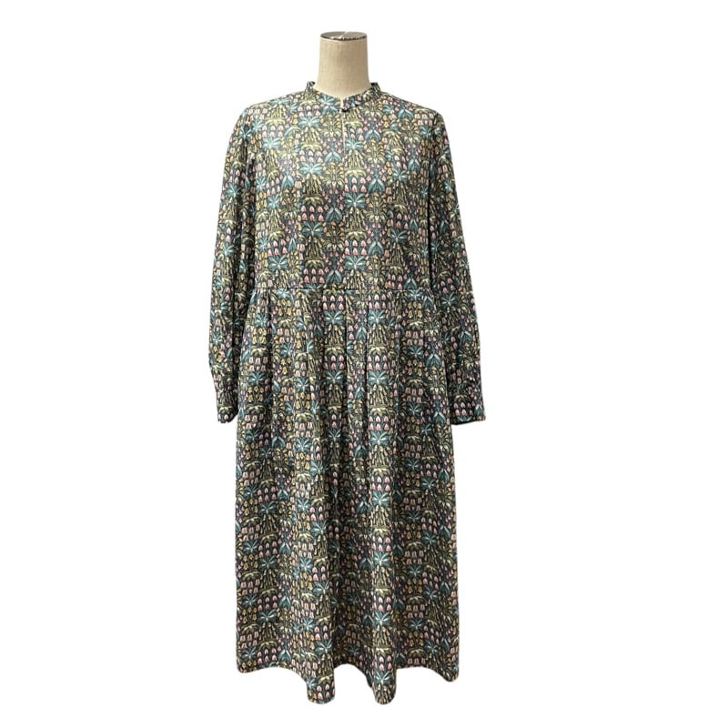 J. Sloane リバティプリント長袖シャツワンピース J. Sloane リバティプリント長袖シャツワンピース J.sloane - リバティ