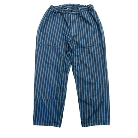 TIGRE BROCANTE インディゴワイドヒッコリーボースンダブルニーパンツ