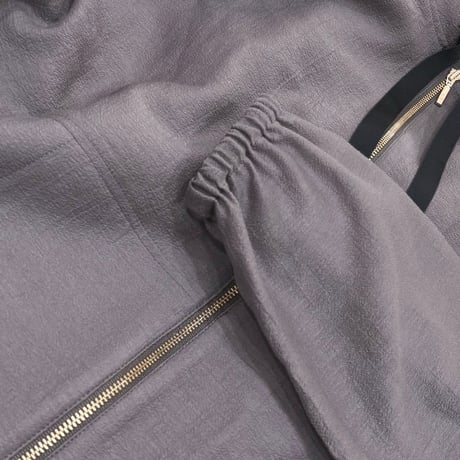 STELLA CIFFON ファインスパンオーガンザブルゾン  gray