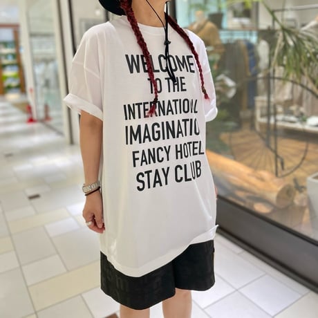 THOMAS MAGPIE ビックTシャツ　White