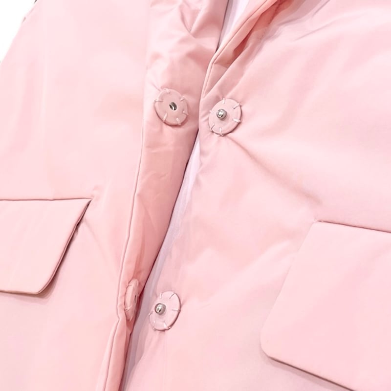 THOMAS MAGPIE ナイロンタフタリバーシブルジャケット ピンク | grasol