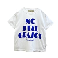 THOMAS MAGPIE 【grasol限定】コラボミニTシャツ　ホワイト×ブルー