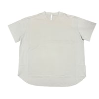 Dignite collier 裾切替 Tシャツ - ベージュ