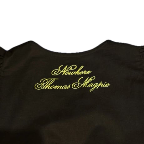 THOMAS MAGPIE | コットンリネンワンピース | 【Black】