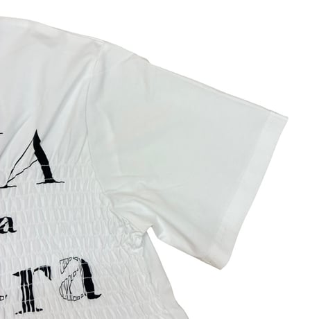 EimeeLaw   ロゴプリントシャーリングTシャツ- オフホワイト