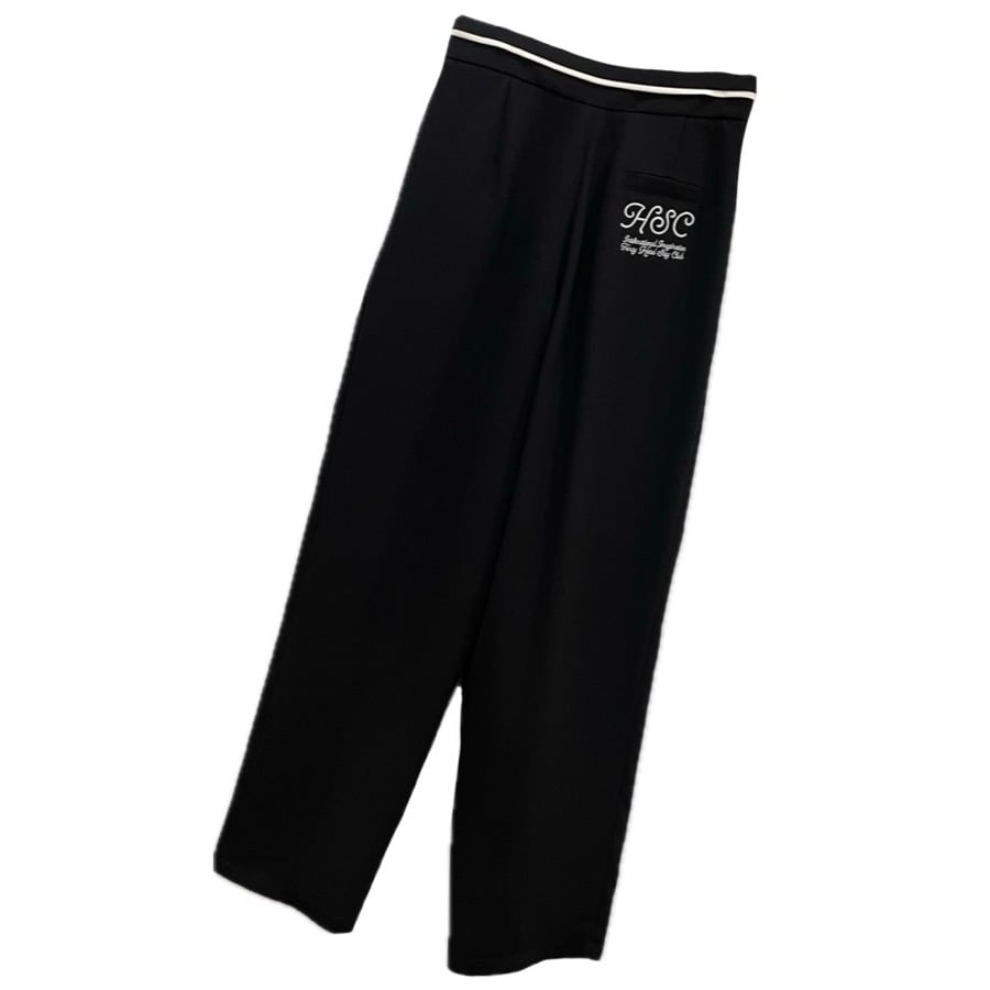 【新品未使用 】THOMAS MAGPIE イージーパンツ THOMAS MAGPIE ウエストラインタックパンツ ブラック | grasol