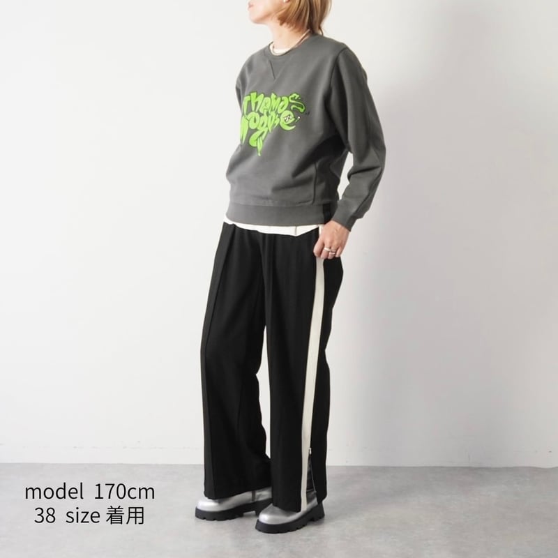 THOMAS MAGPIE ラインパンツ -ブラック | grasol Na