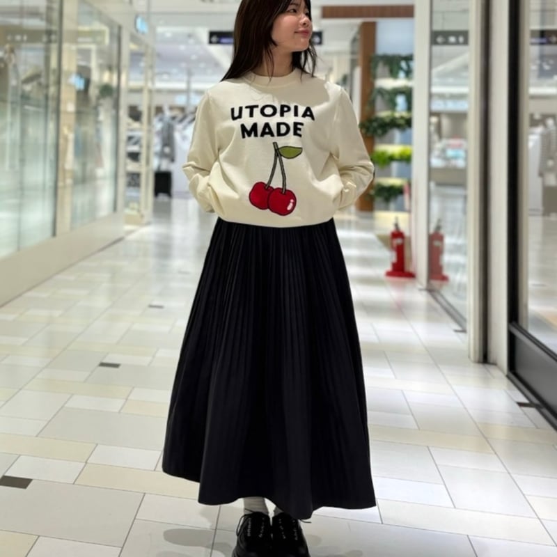 THOMAS MAGPIE チェリーニット White | grasol Nagasaki S