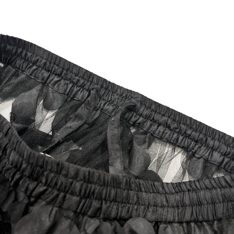 THOMAS MAGPIE 3Dフラワーフレアスカート -ブラック | grasol