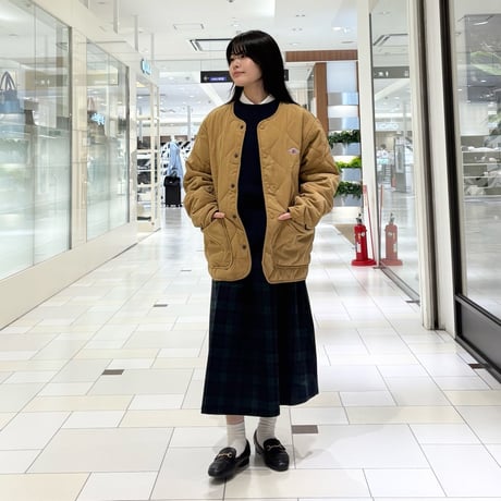 LUMBER (ランバー) キルティングジャケット キャメル