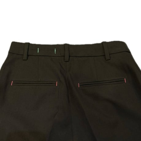 THOMAS MAGPIE | シャンブレーパンツ | 【Black】
