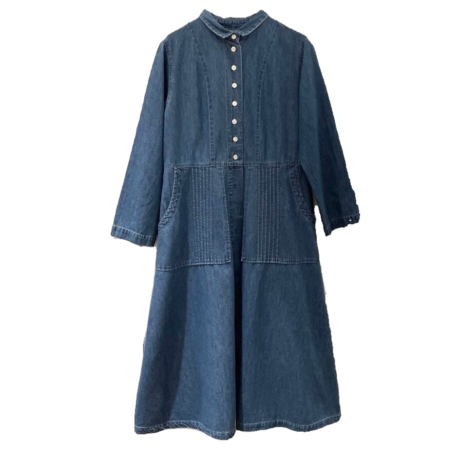 TIGRE BROCANTE プリーツデニムワンピース | grasol Nagasaki S