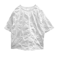 Denicher 立体ランダムドット Tシャツ ホワイト